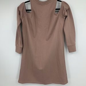 ASOS‎ dress 4 cold shoulder long sleeve sweatshirt